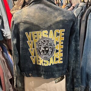 Denim Jacket with Logo